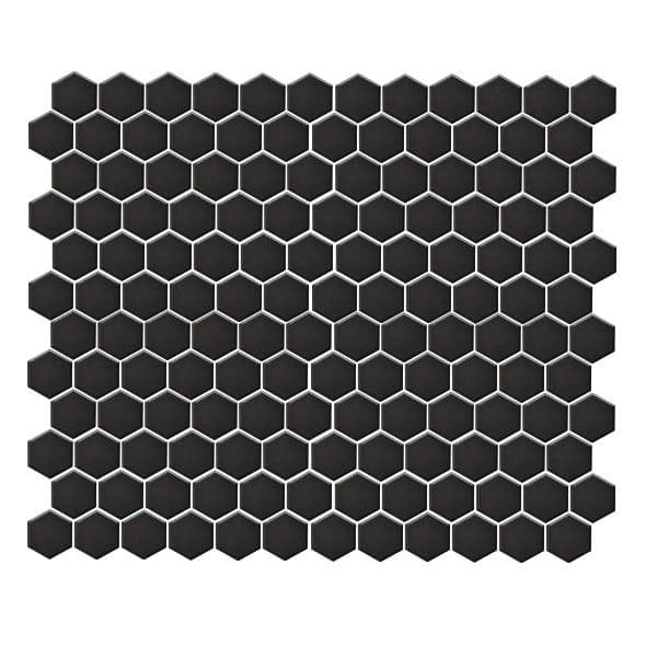 Hexagon Gloss Black tiles
