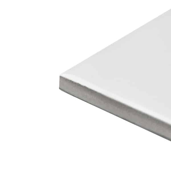 Plain Gloss White Pressed edge tiles