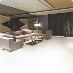 Super White Polished tiles