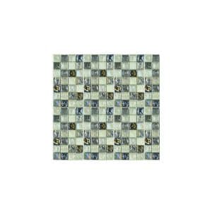 Essential Features Storm Brew Glass Mosaic Wall tiles