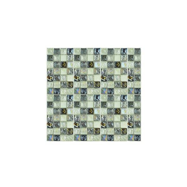 Essential Features Storm Brew Glass Mosaic Wall tiles
