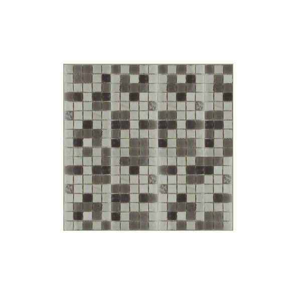 Essential Features Zodiac Grey Glass Mosaic Wall tiles