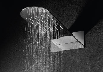 Empire wall mounted shower head