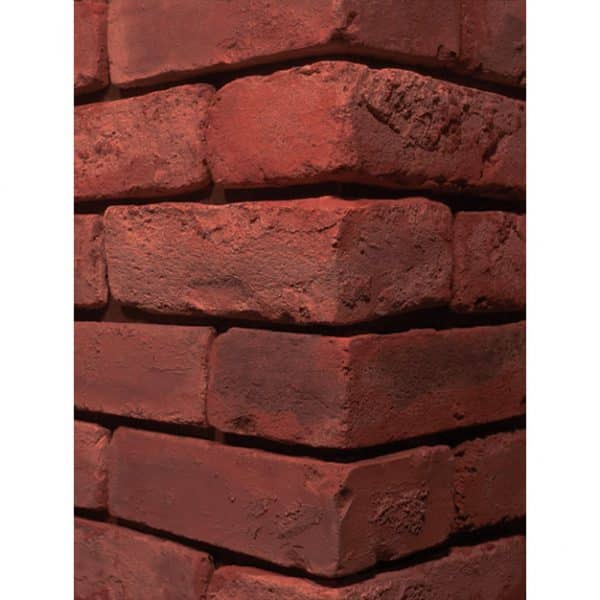Old Used Bricks Persian Red Stone Corner Wall Cladding