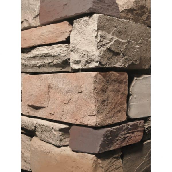 Stacked Ledgestone Cabernet Wall Cladding corner