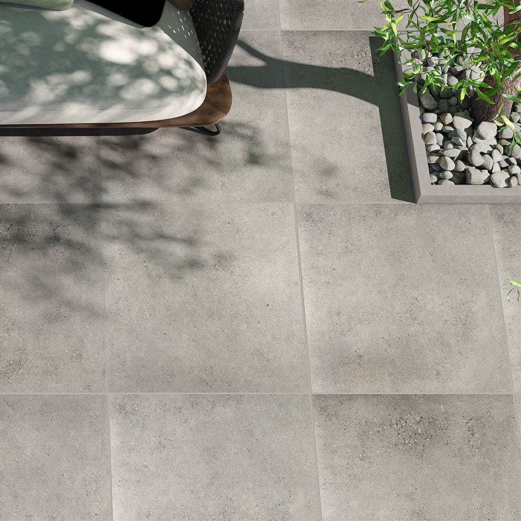 Lifestone Light Grey External floor tiles