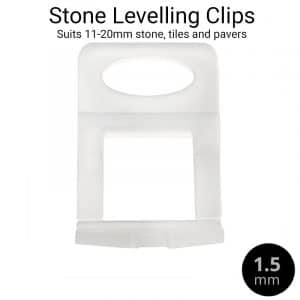 Precise Levelling System Stone Clips 1.5mm