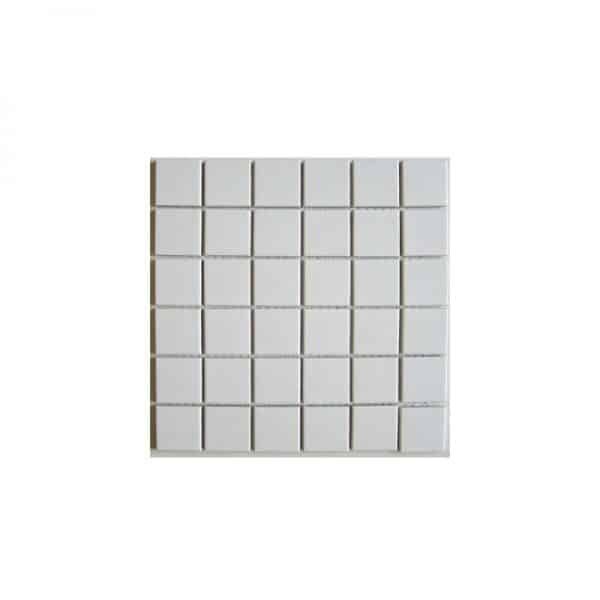 Matte White Mosaic tiles