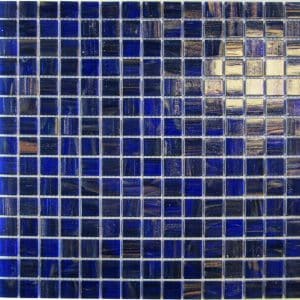 Royal Blue/Copper Mosaic tiles
