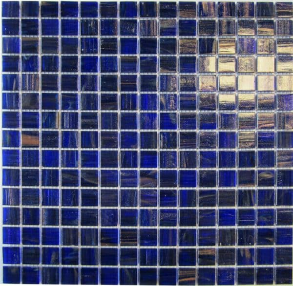 Royal Blue/Copper Mosaic tiles