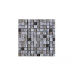 23x23 Crystal Latte Glass Mix Lyca Mosaic tiles 300x300 sheet