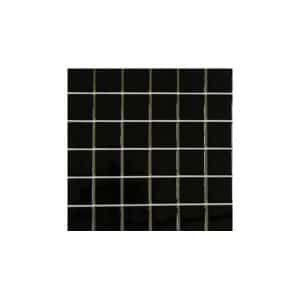 50x50 RAL Black Mosaic tile sheet