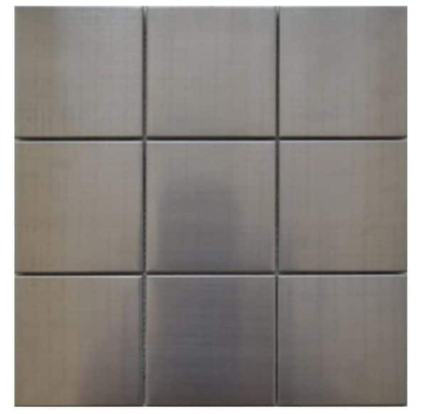 Stainless Steel Brushed Mosaic sheet