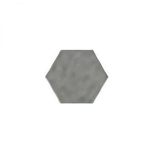 Grey Gloss Handmade Hexagonals wall tiles