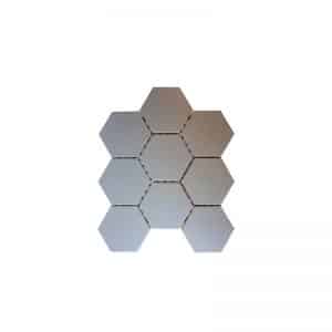 Hex Shape 2 RAL Light Khaki Mosaic Tile sheet