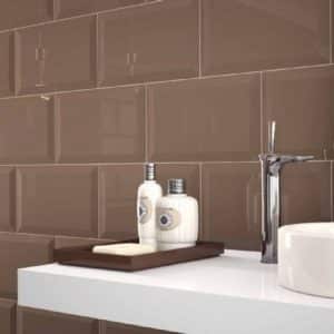 Oxford Cacao Bevelled Edge Wall tiles