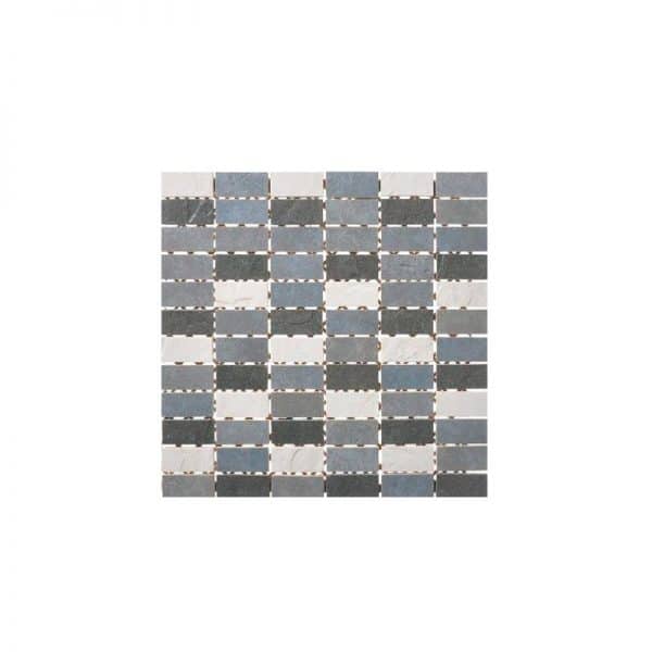 Scala Grey Stackbond Mosaic Poolsafe tile sheet