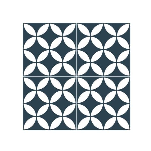 Picasso Star Navy Blue tiles