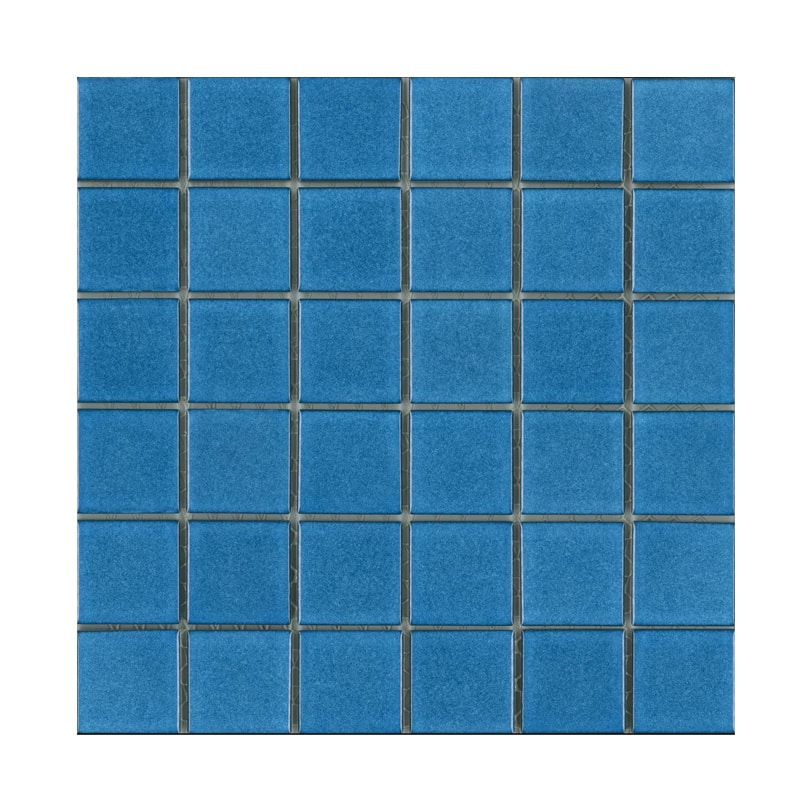 Gloss Light Cobalt Blue Poolsafe mosaic tiles