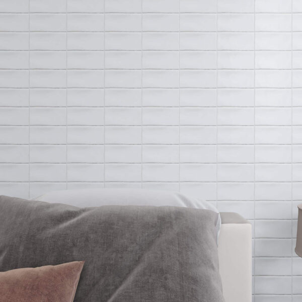 Noosa White Matte Wall tiles 75x150